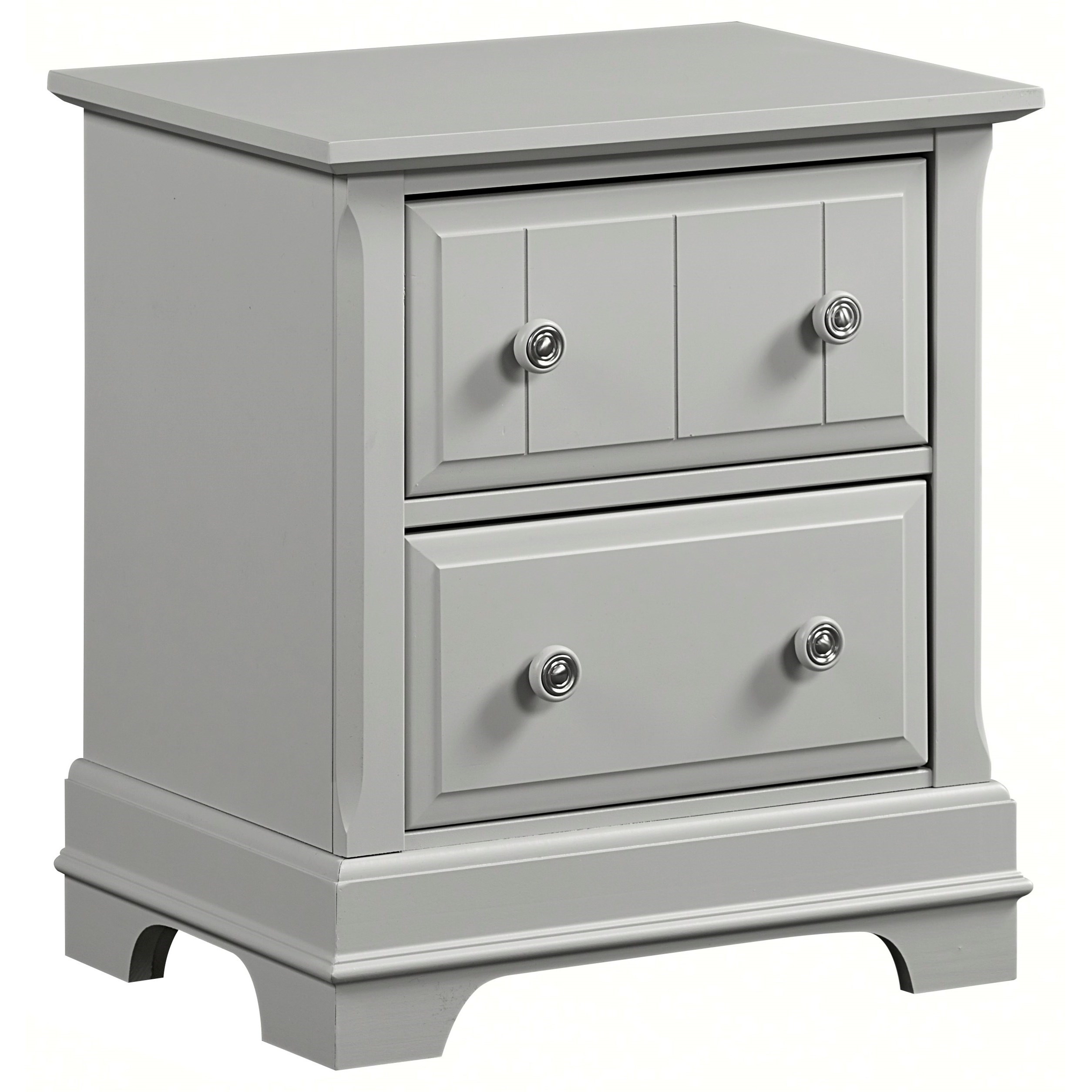 Vaughan Bassett Cottage BB22226 Two Drawer Nightstand Dunk & Bright